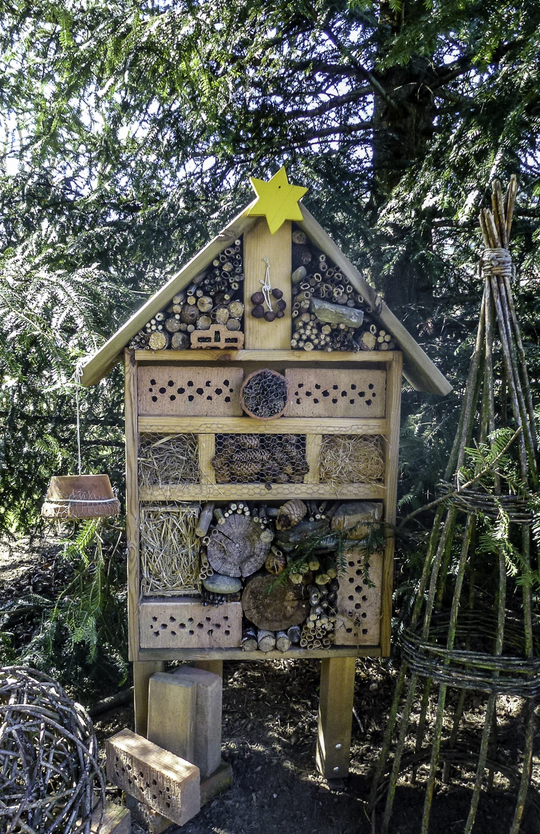 Ein Insektenhaus, selbst gebaut